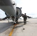 British aviator pilots Harrier for the last time