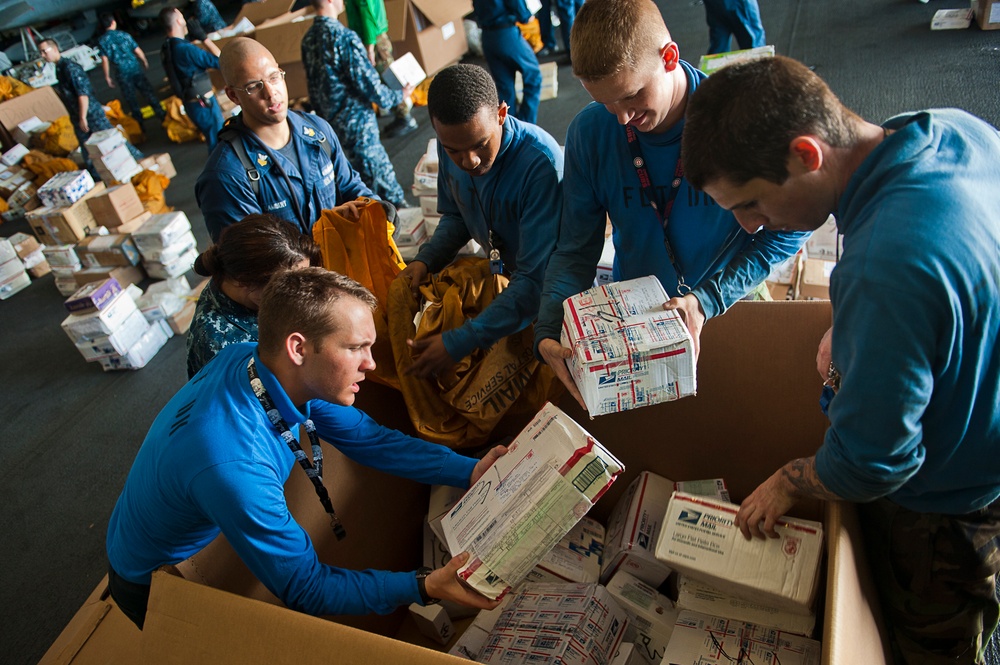 USS John C. Stennis in the Pacific Ocean