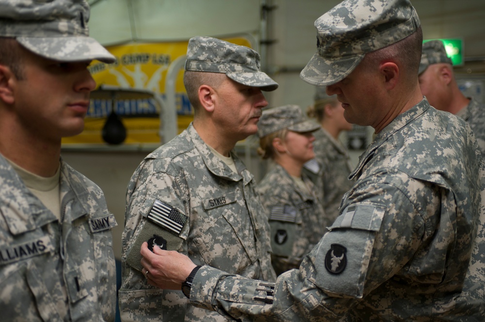 DVIDS - Images - 134 Brigade Support Battalion patch ceremony [Image 1 ...