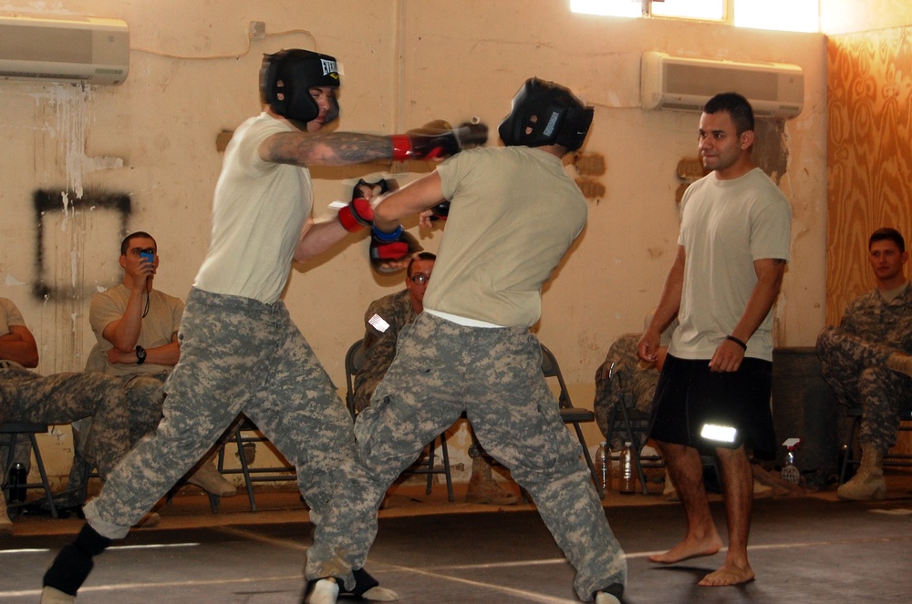 ‘Vanguard’ Battalion soldiers challenge selves, comrades with combatives competition