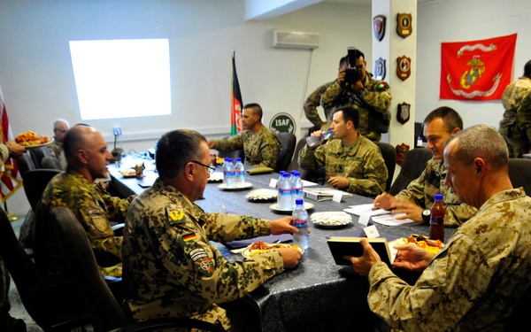ISAF Gen. Allen visits Forward Operating Base Farah