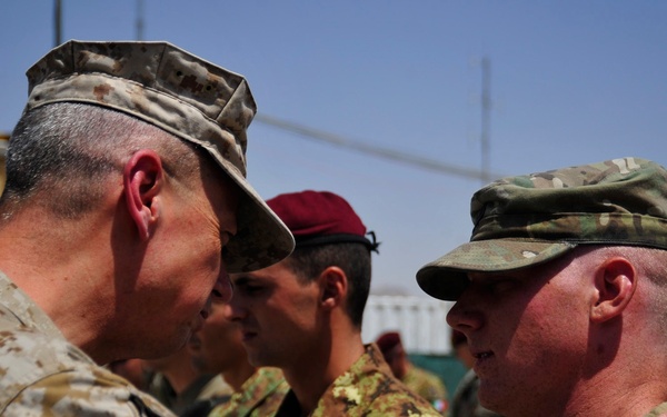 ISAF Gen. Allen visits Forward Operating Base Farah