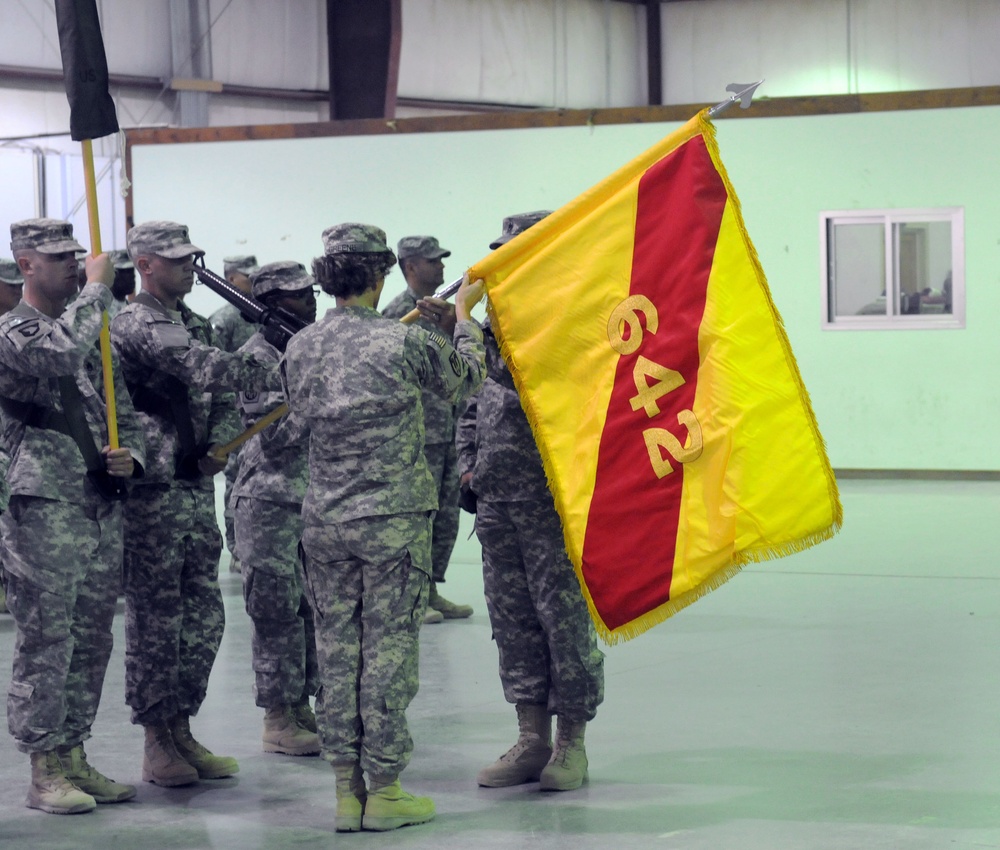 651st RSG, 642nd RSG transfer authority