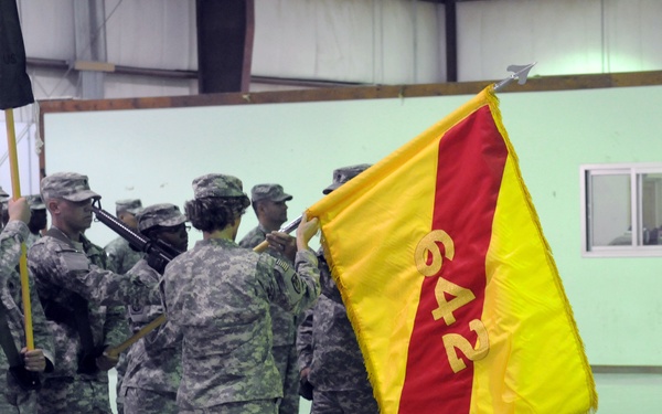 651st RSG, 642nd RSG transfer authority