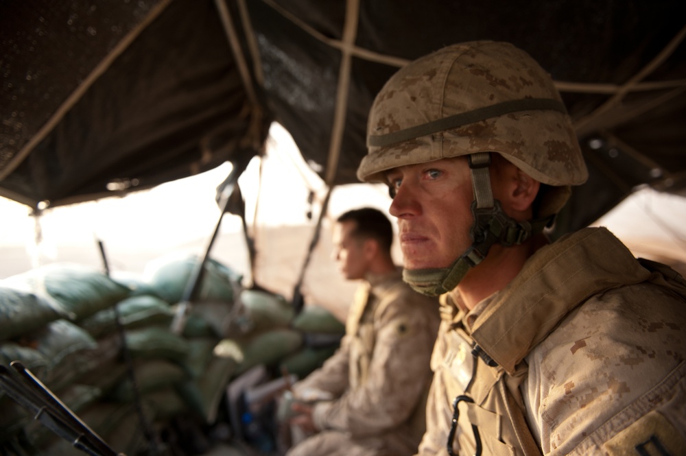 Mesa, Ariz., Marine keeps watchful eye during Operation Black Sand