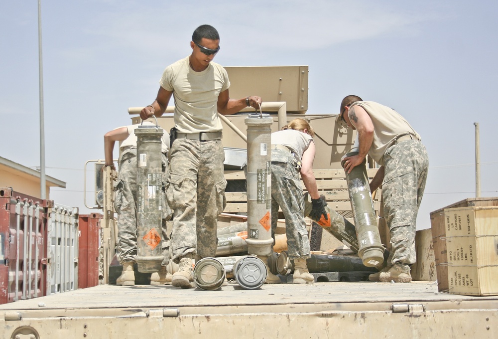 592nd Ordnance Company keeps deployed soldiers supplied with ammo