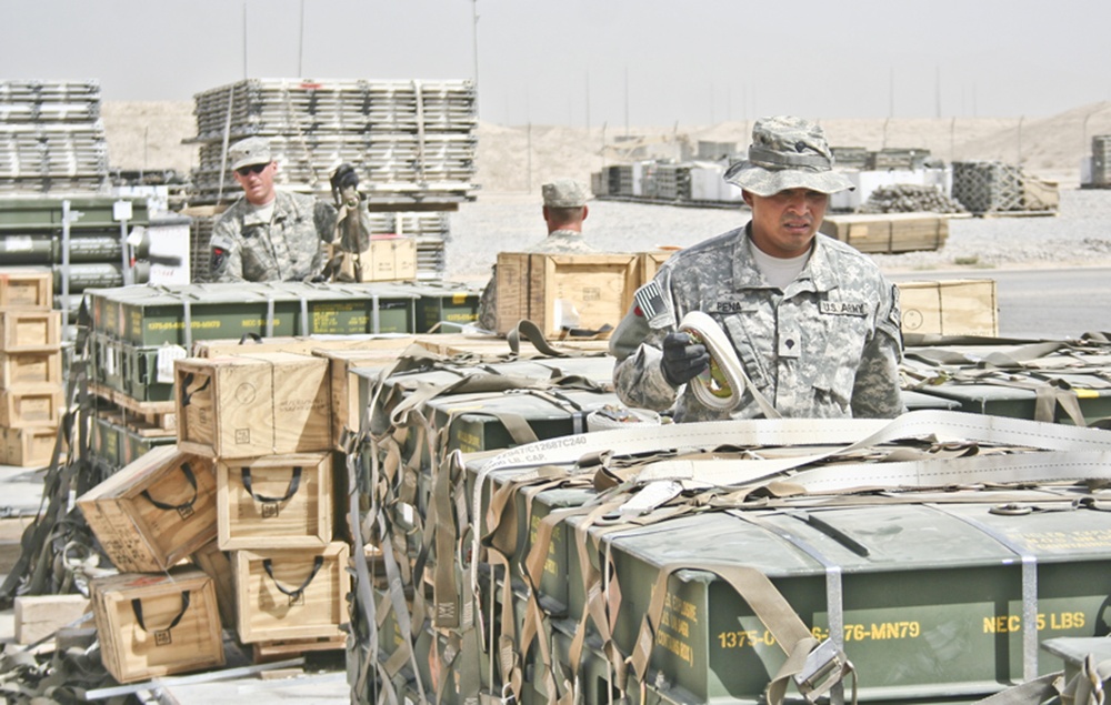 592nd Ordnance Company keeps deployed soldiers supplied with ammo