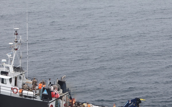 Marines conduct a counterpiracy exercise