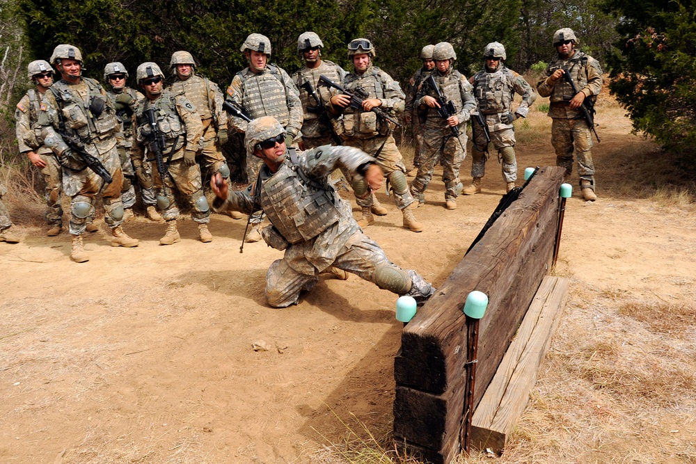 Task Force Raptor lines up for Warrior Tasks Lane