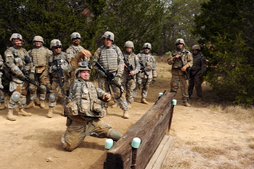 Task Force Raptor lines up for Warrior Tasks Lane