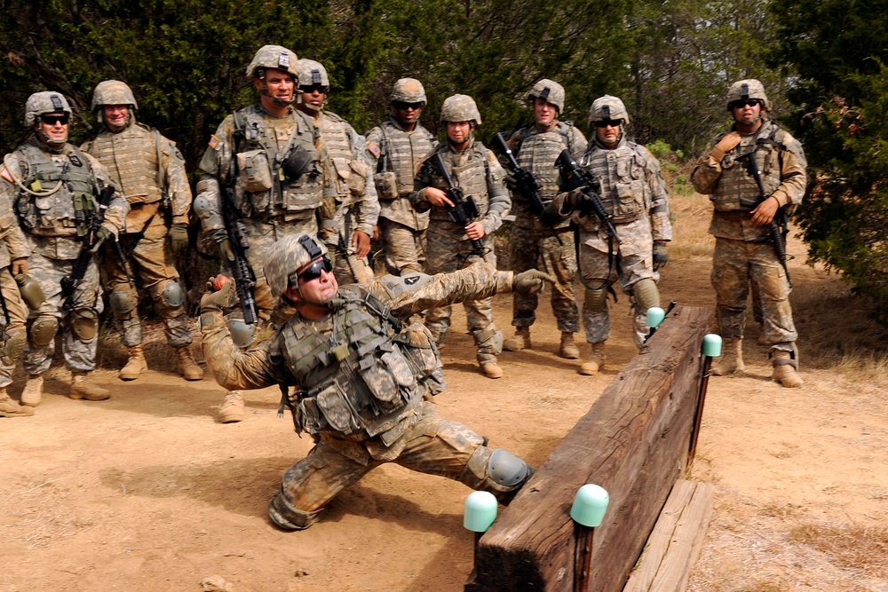 Task Force Raptor lines up for Warrior Tasks Lane