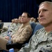 Members of 379th AEW welcome new commander
