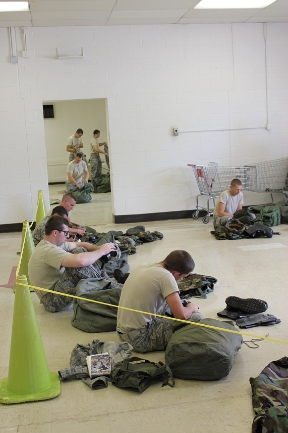 Selfridge airmen 'survive the mask'