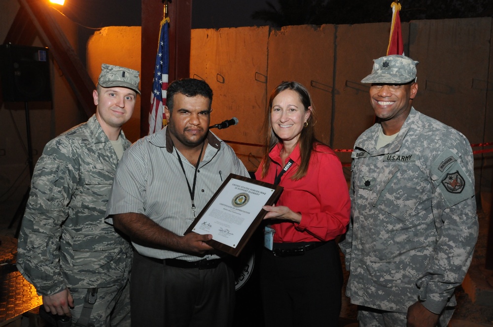 Local Iraqis give troops top cover