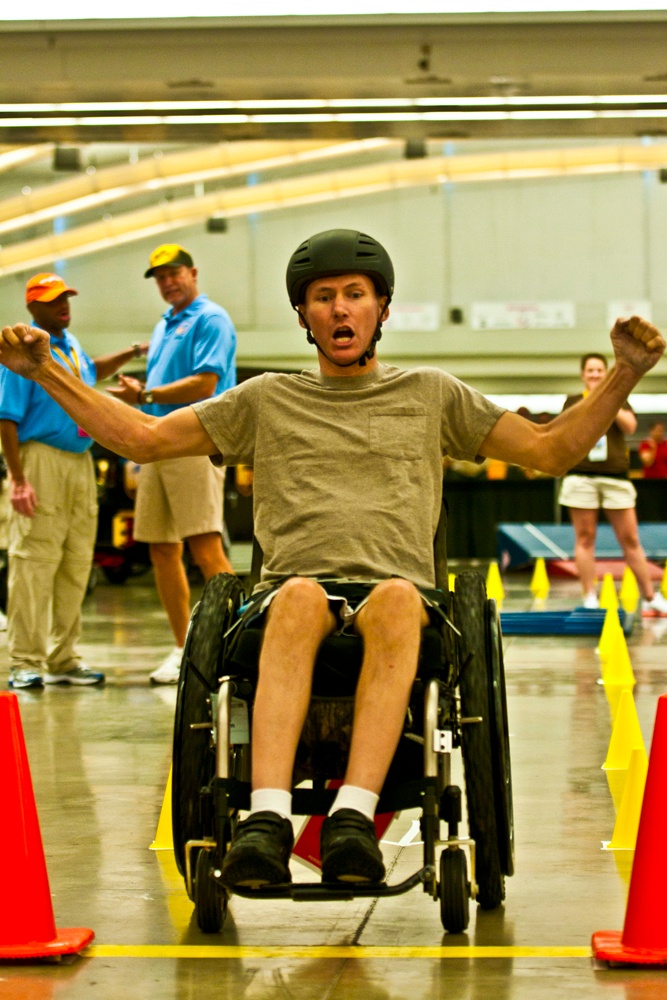 Athletes spin off wheelchair games