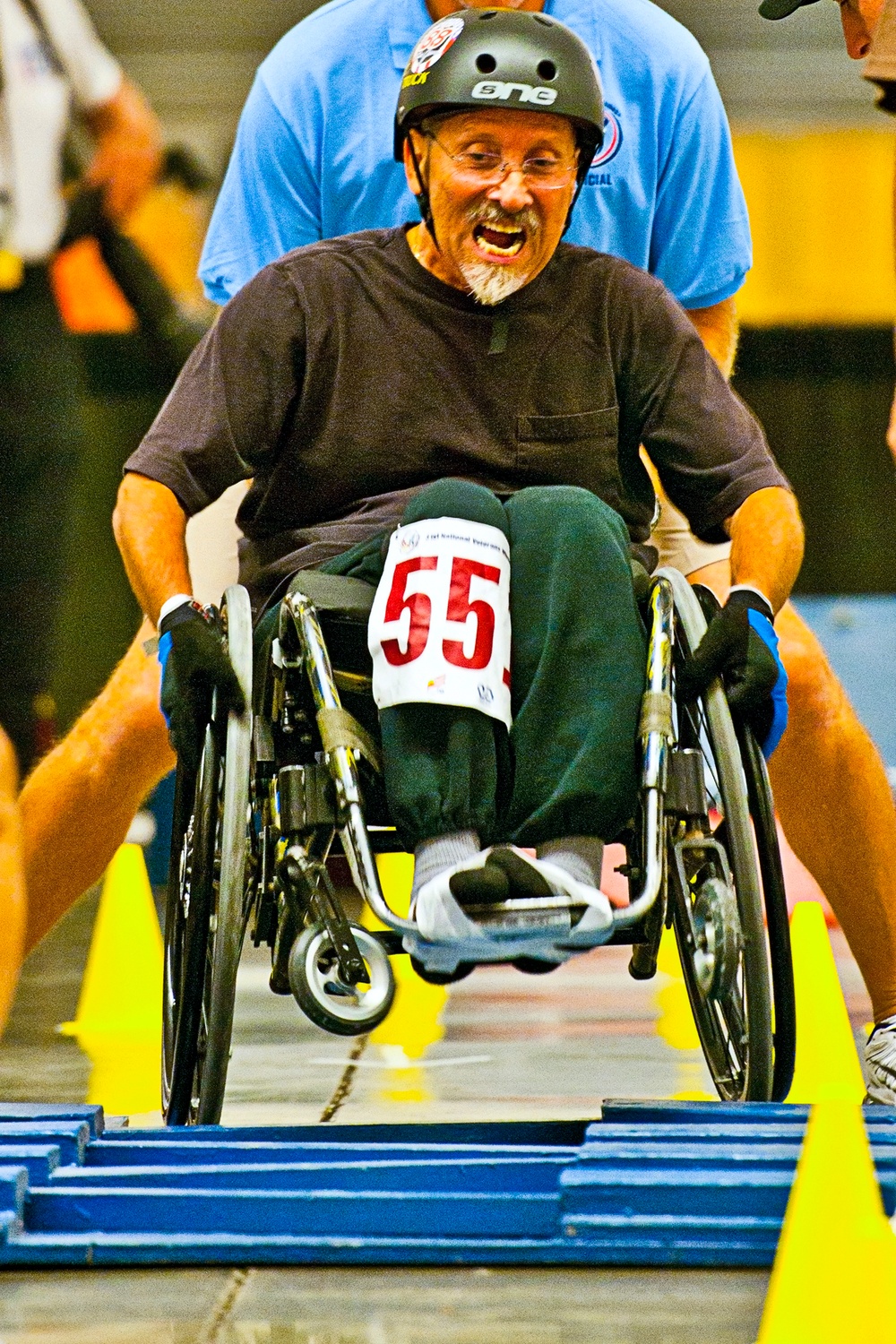 Athletes spin off wheelchair games