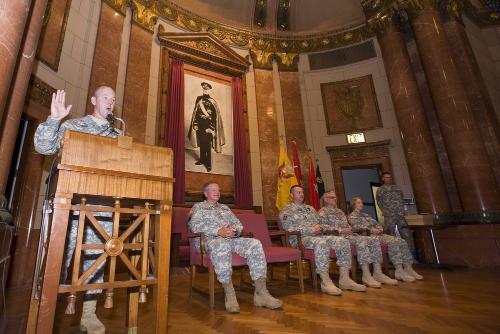 New officers commissioned into Indiana Army National Guard