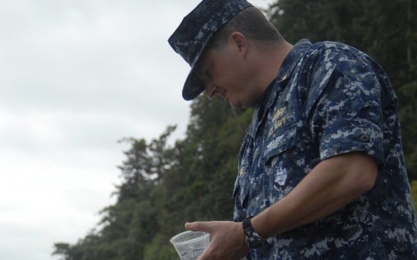 Sailors help Native Americans