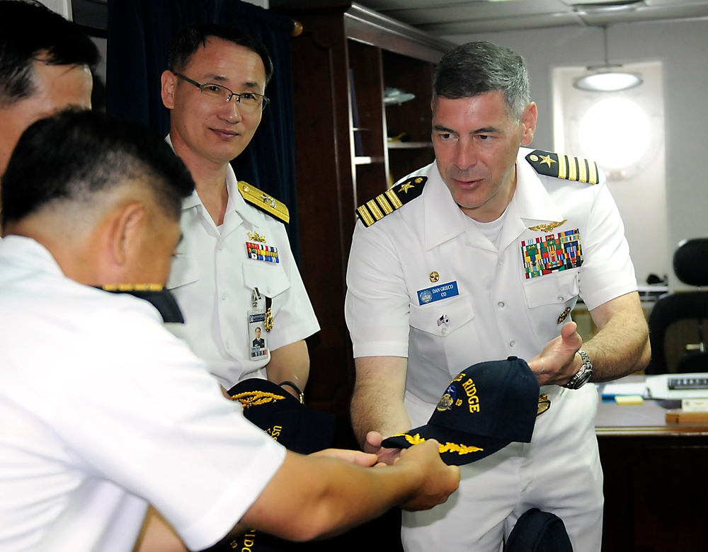 USS Blue Ridge visits South Korea