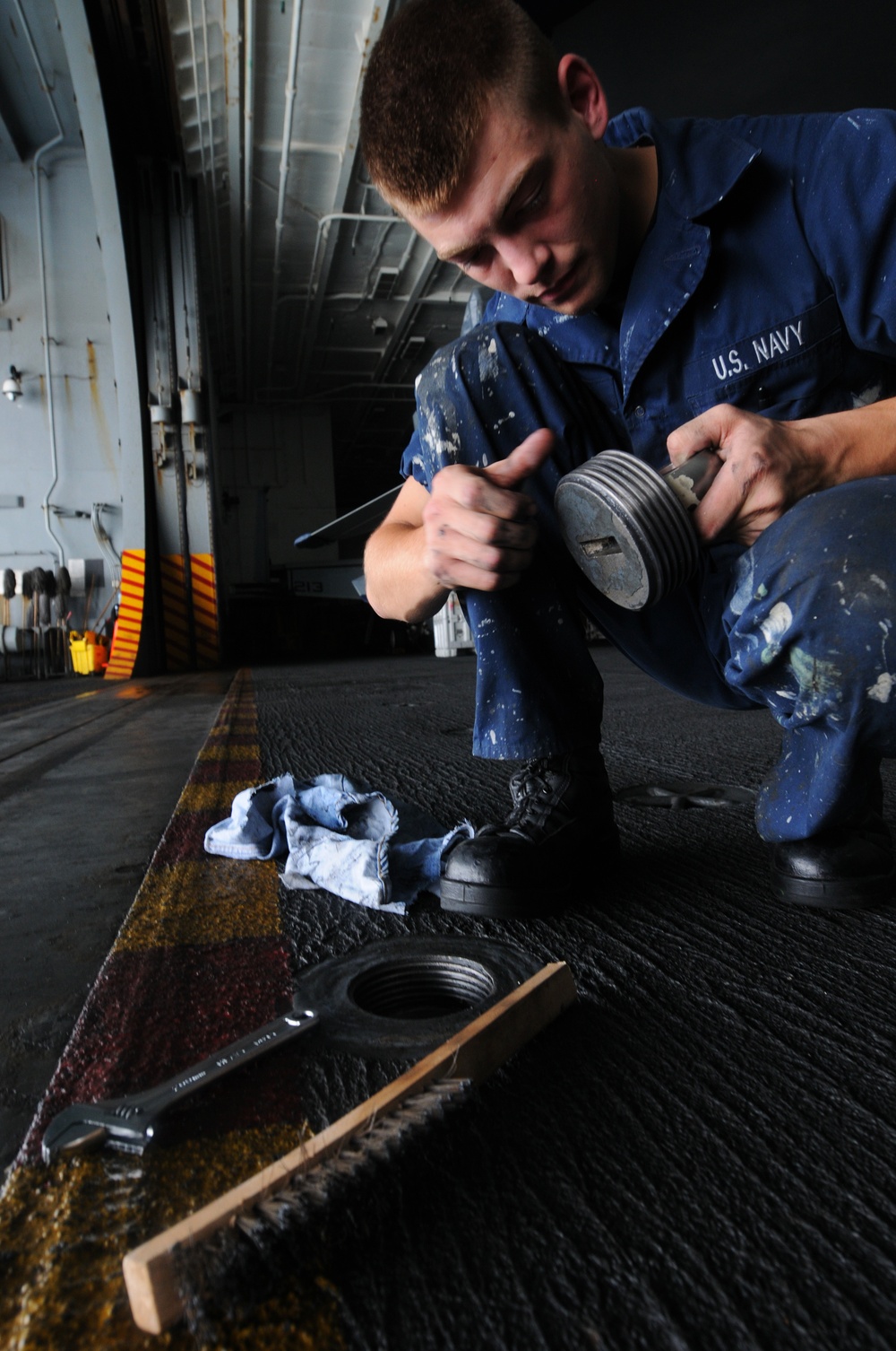 USS George H.W. Bush action