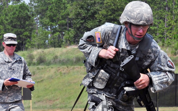 Army Guard Best Warrior competitors take on challenges here, at home