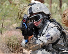 Citizen airmen rehearse desert combat ops