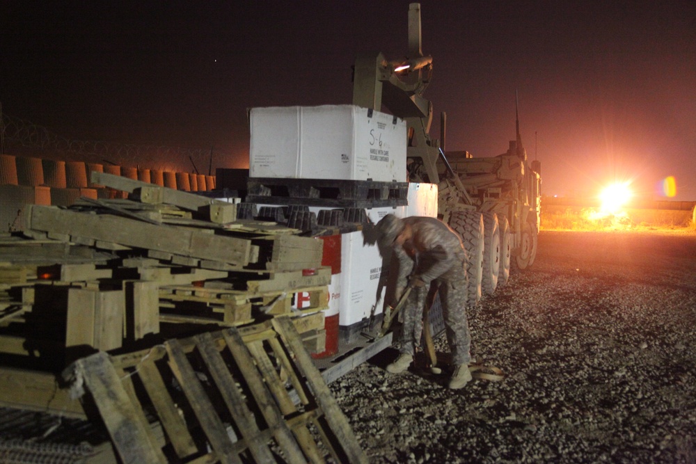 Moving gear back home