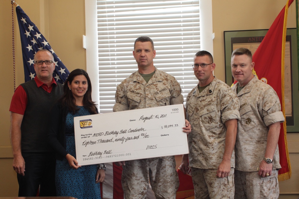 MCCS donates $18K toward ticket costs for birthday ball