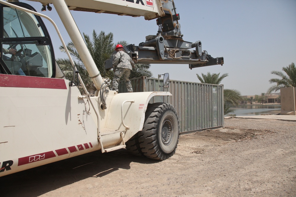 COMCAM containers removed from Victory Base Complex