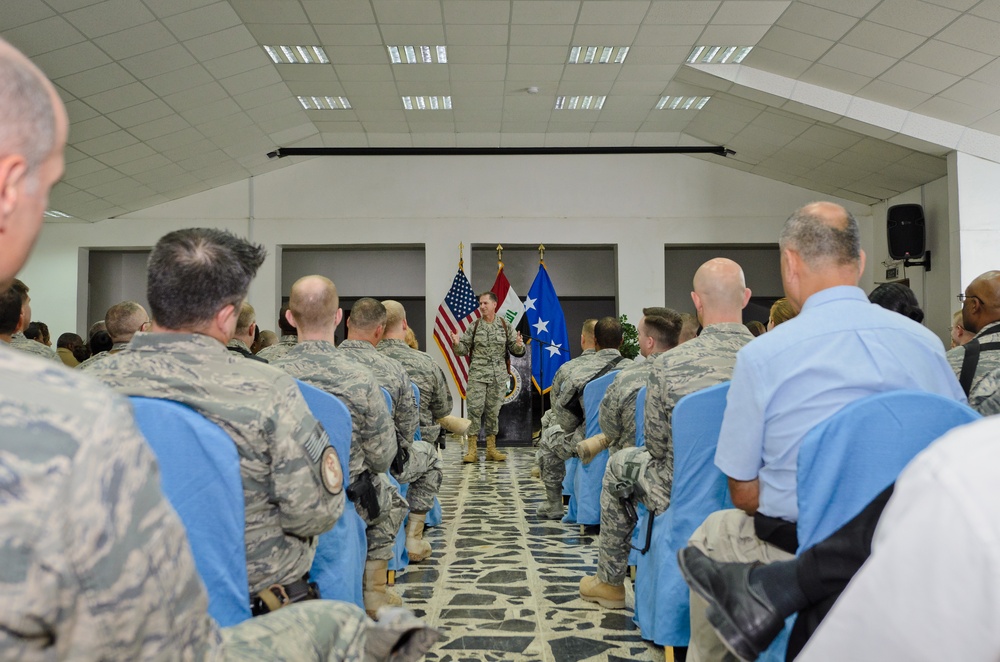 AFCENT commander Lt. Gen. David Goldfein at Union III in Iraq