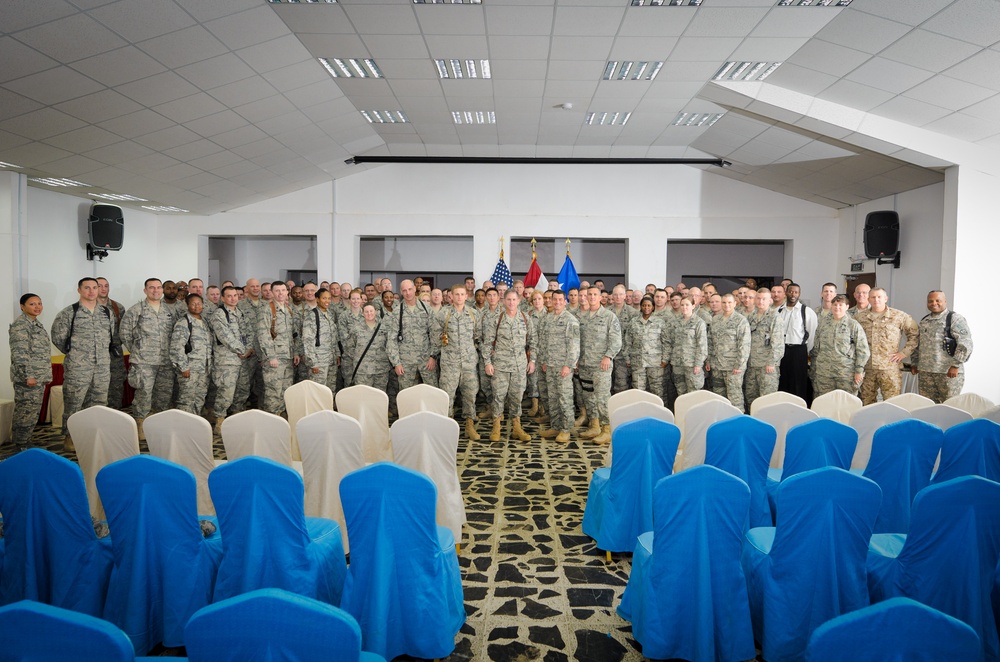 AFCENT commander Lt. Gen. David Goldfein at Union III in Iraq