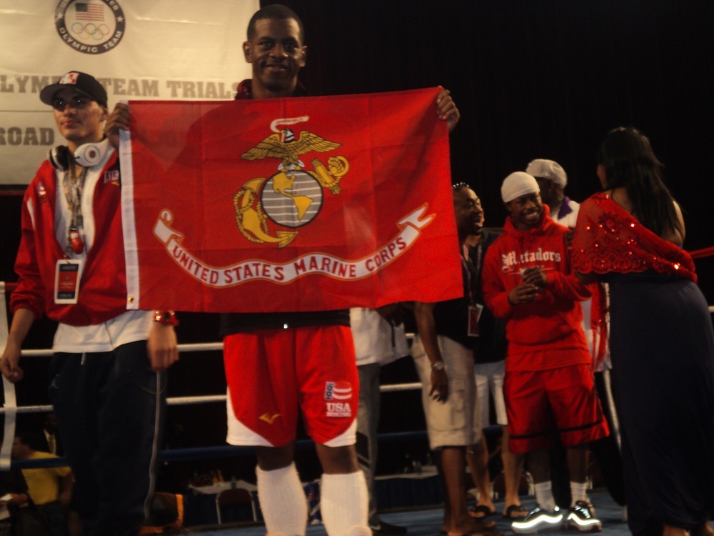 Marine wins spot in Olympic boxing