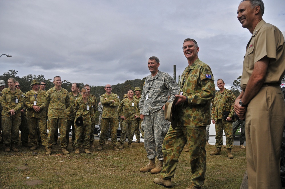 California National Guard's 40th Infantry Division runs the Combined Joint Task Force for Talisman Sabre 2011