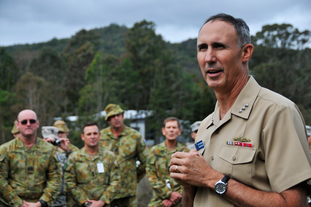 California National Guard's 40th Infantry Division runs the Combined Joint Task Force for Talisman Sabre 2011