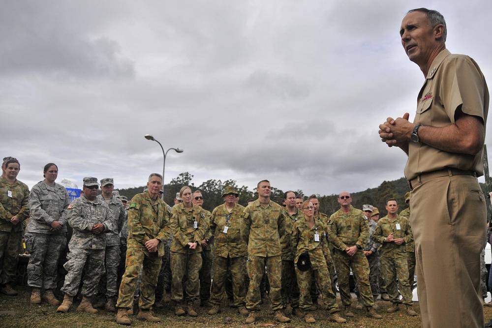 California National Guard's 40th Infantry Division runs the Combined Joint Task Force for Talisman Sabre 2011