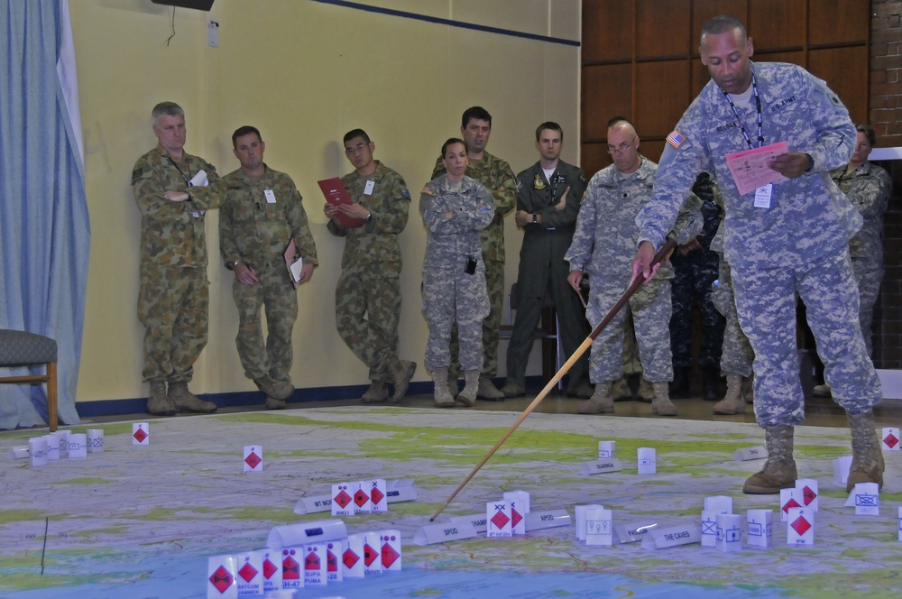 California National Guard's 40th Infantry Division runs the Combined Joint Task Force for Talisman Sabre 2011