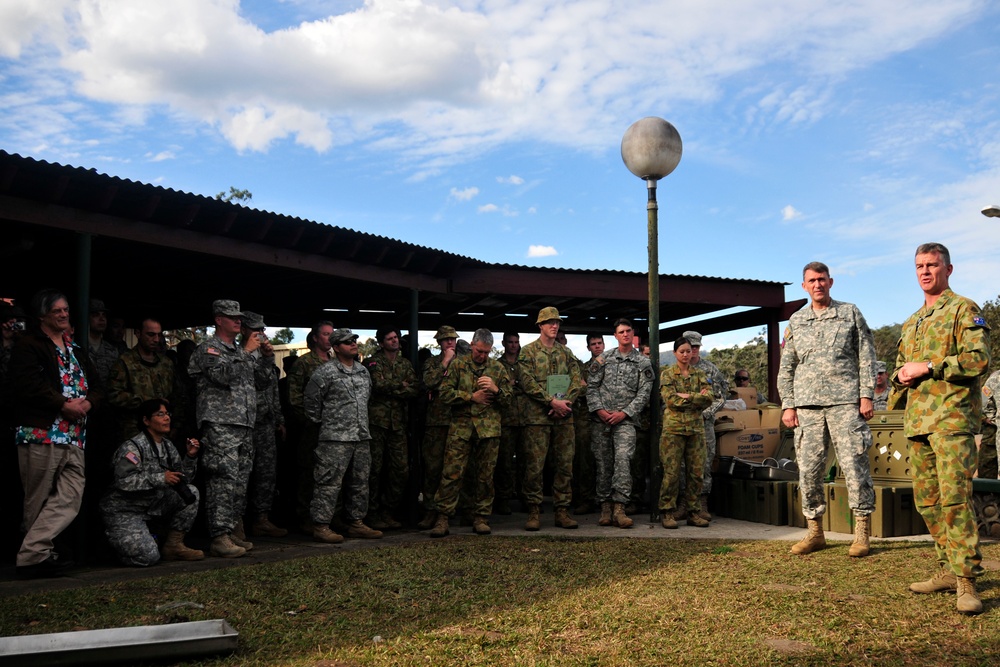 California National Guard's 40th Infantry Division runs the Combined Joint Task Force for Talisman Sabre 2011