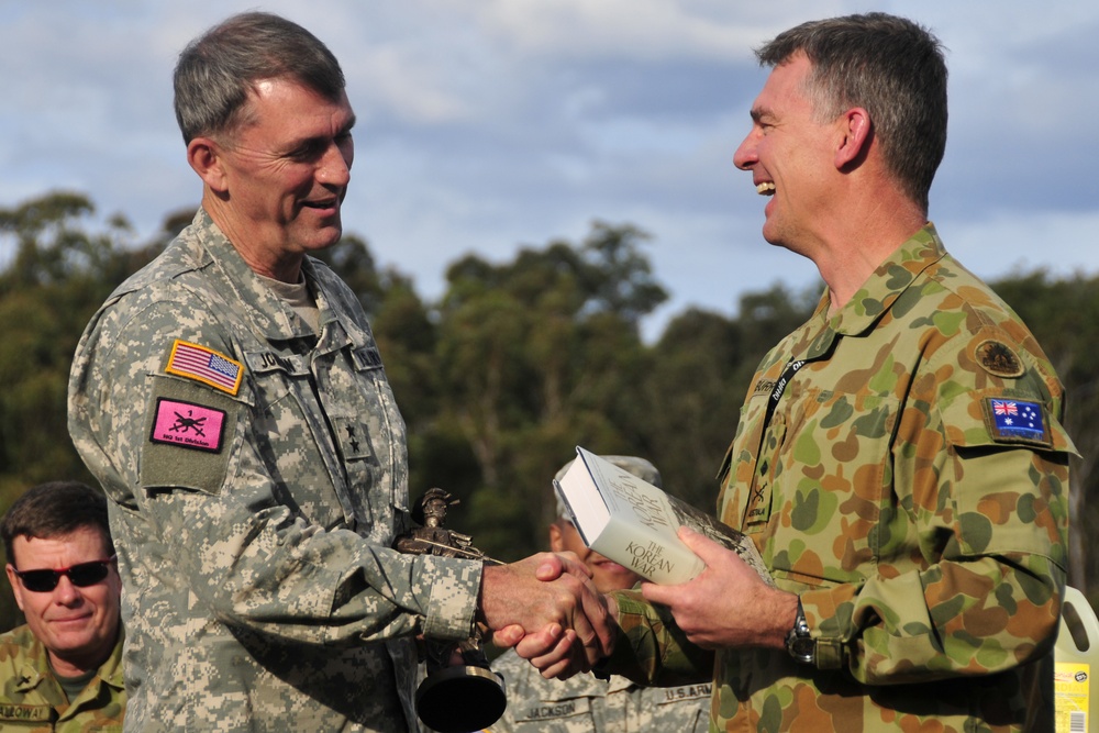 California National Guard's 40th Infantry Division runs the Combined Joint Task Force for Talisman Sabre 2011