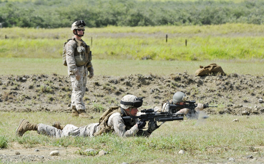 Marine Corps Security Forces gun range