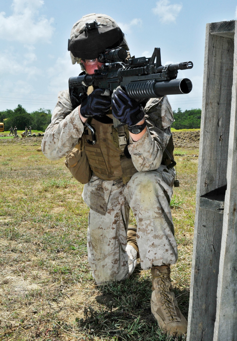 Marine Corps Security Forces gun range