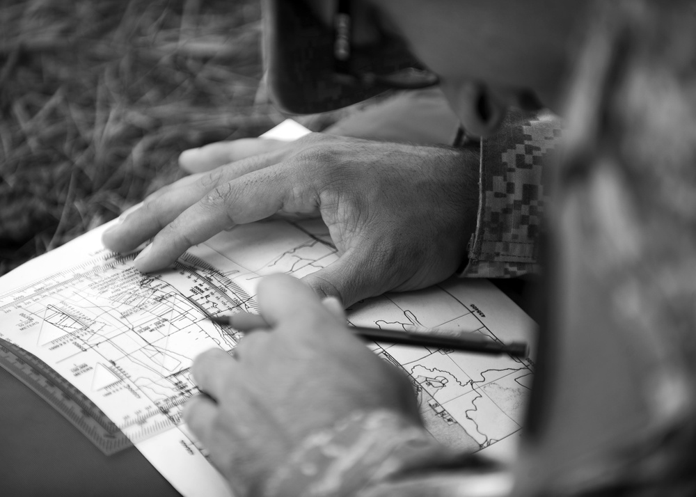 738th Medical Company conducts land navigation, Camp Atterbury