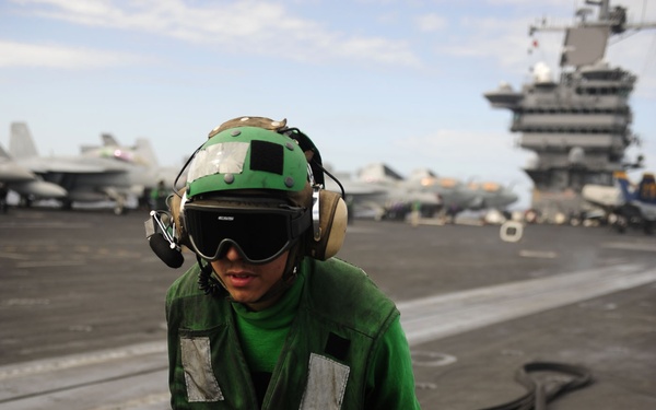 USS John C. Stennis action