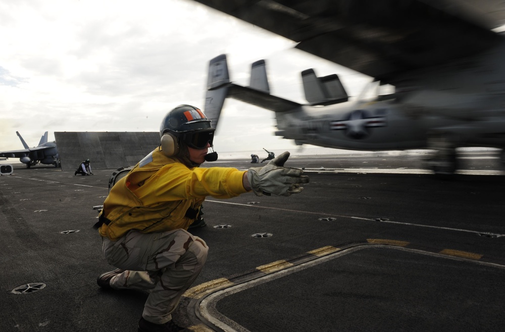 USS John C. Stennis action