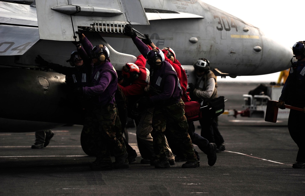 USS John C. Stennis action