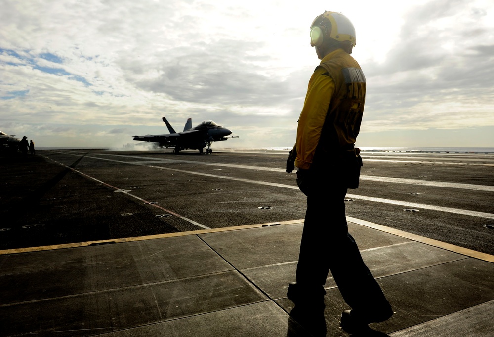 USS John C. Stennis action