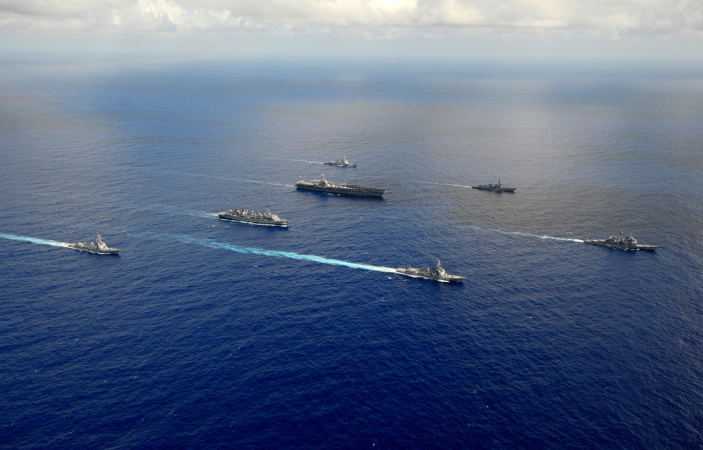 USS John C. Stennis fleet action