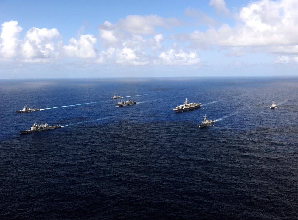 USS John C. Stennis fleet action