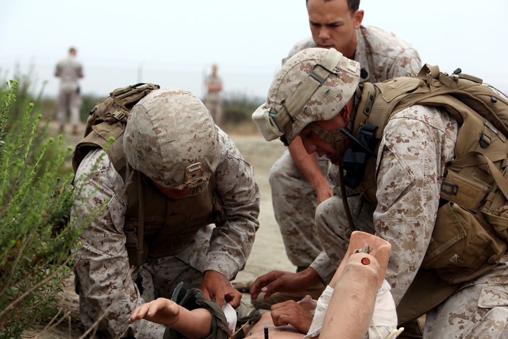 Marines develop skills to save lives on battlefield