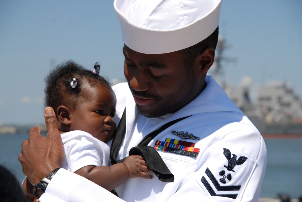 USS Scranton returns home