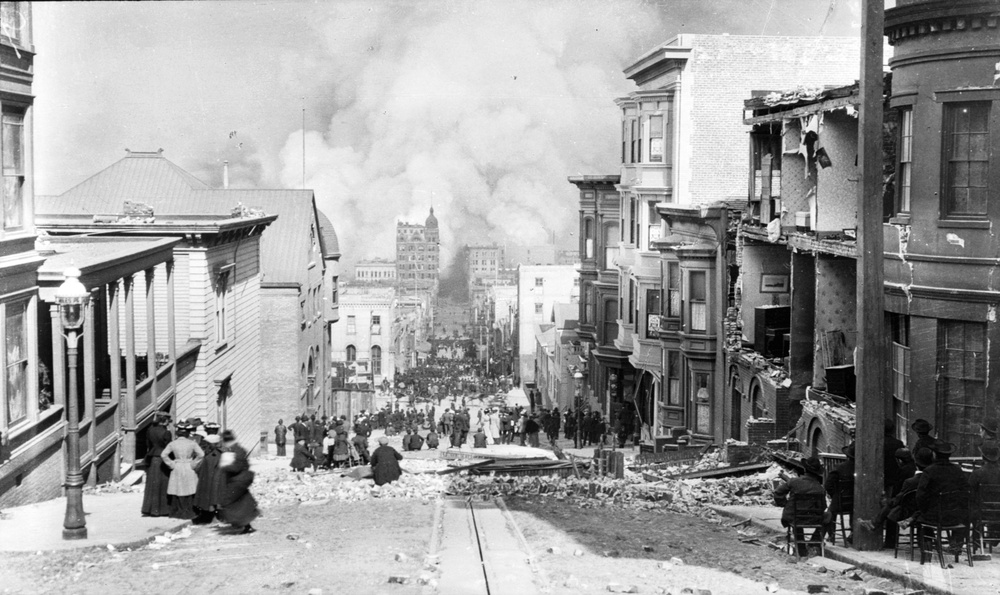 Marines among those who ran to the rescue in 1906 San Francisco quake